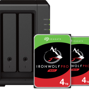 Synology DS723+ + Seagate Ironwolf 8TB Pro (2x4TB) - vergelijk en bespaar - Vergelijk365