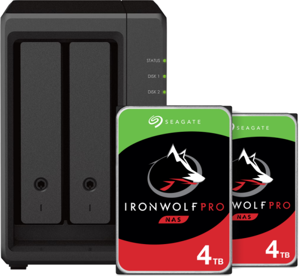 Synology DS723+ + Seagate Ironwolf 8TB Pro (2x4TB) - vergelijk en bespaar - Vergelijk365