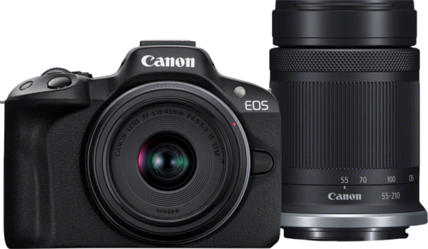 Canon EOS R50 + RF-S 18-45mm + RF-S 55-210mm - vergelijk en bespaar - Vergelijk365