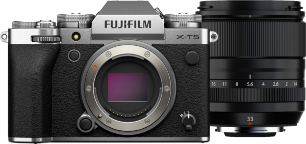 Fujifilm X-T5 Zilver + XF 33mm f/1.4 R LM WR - vergelijk en bespaar - Vergelijk365