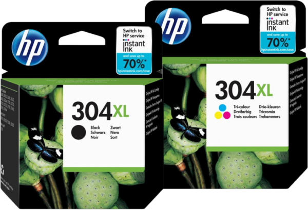 HP 304XL Inkt Cartridge 4-Kleuren Bundel - vergelijk en bespaar - Vergelijk365