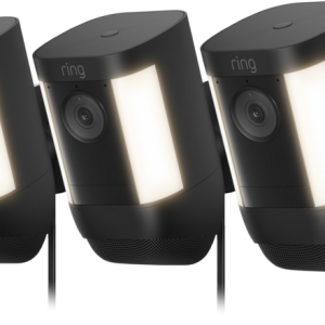 Ring Spotlight Cam Pro - Plug In - Zwart - 3-pack - vergelijk en bespaar - Vergelijk365