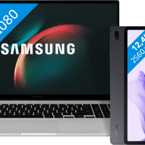 Samsung Galaxy Book3 NP750XFG-KB2NL + Galaxy Tab S7 FE - vergelijk en bespaar - Vergelijk365