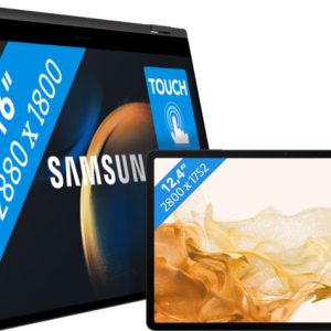 Samsung Galaxy Book3 Pro 360 NP960QFG-KA1NL + Galaxy Tab S8 Plus - vergelijk en bespaar - Vergelijk365