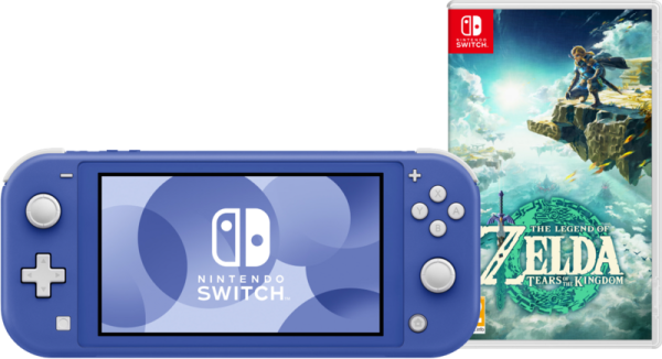 Nintendo Switch Lite Blauw + Zelda: Tears of the Kingdom - vergelijk en bespaar - Vergelijk365