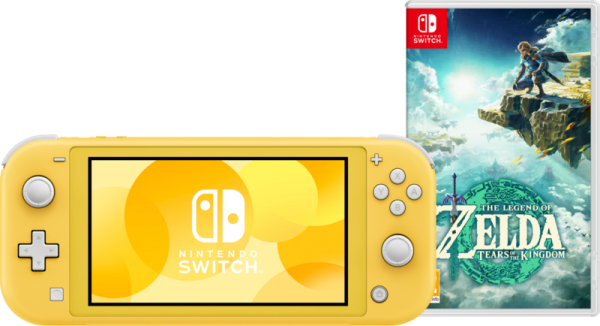 Nintendo Switch Lite Geel + Zelda: Tears of the Kingdom - vergelijk en bespaar - Vergelijk365
