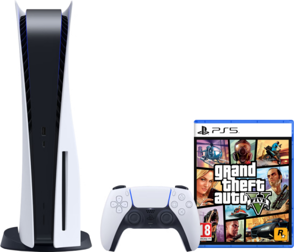 PlayStation 5 Disc Edition + GTA 5 - vergelijk en bespaar - Vergelijk365