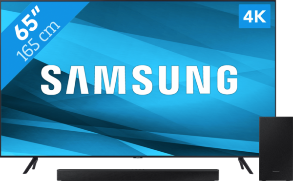Samsung Crystal UHD 65AU7040 + Soundbar - vergelijk en bespaar - Vergelijk365