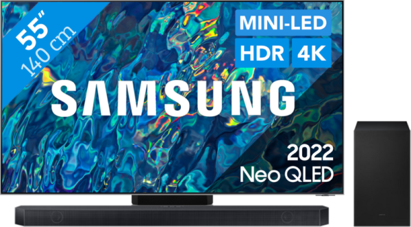 Samsung Neo QLED 55QN95B (2022) + Soundbar - vergelijk en bespaar - Vergelijk365