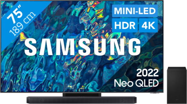 Samsung Neo QLED 75QN95B (2022) + Soundbar - vergelijk en bespaar - Vergelijk365