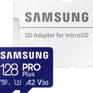 Samsung PRO Plus 128GB (2023) microSDXC + SD Adapter - vergelijk en bespaar - Vergelijk365