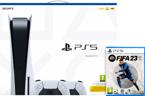 Sony Playstation 5 + Extra Controller Wit + FIFA 23 - vergelijk en bespaar - Vergelijk365