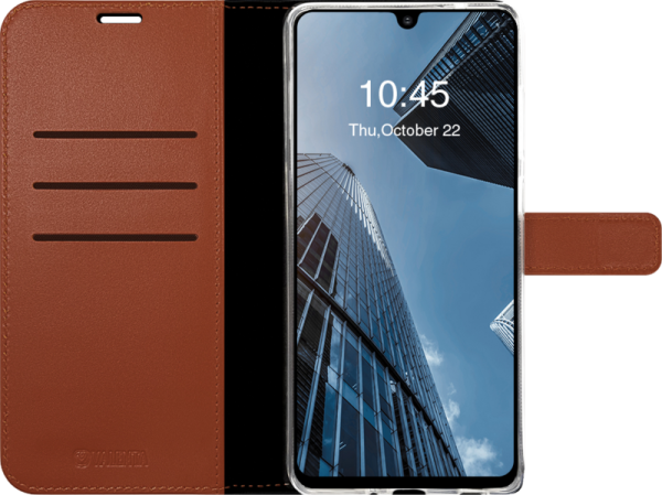Valenta Gel Skin Samsung Galaxy A34 Book Case Leer Bruin - vergelijk en bespaar - Vergelijk365