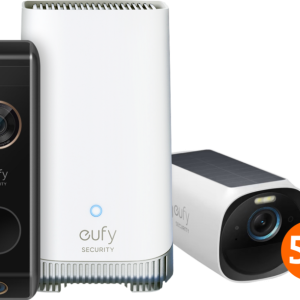 EufyCam 3 5-Pack + Video Doorbell Dual 2 Pro - vergelijk en bespaar - Vergelijk365