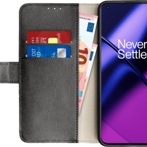 Just in Case Wallet OnePlus 11 Book Case Zwart - vergelijk en bespaar - Vergelijk365