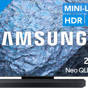 Samsung Neo QLED 8K 85QN900C (2023) + Soundbar - vergelijk en bespaar - Vergelijk365