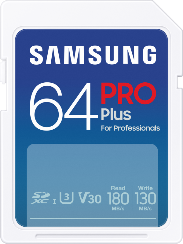 Samsung Pro Plus 64GB (2023) SDXC - vergelijk en bespaar - Vergelijk365