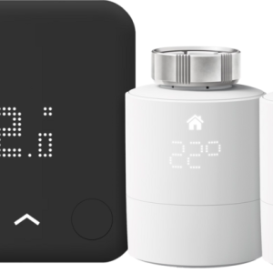 Tado Slimme Thermostaat V3+ Zwart Draadloos Startpakket + 2 radiatorknoppen - vergelijk en bespaar - Vergelijk365
