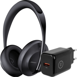 Bose Noise Cancelling Headphones 700 Zwart + BlueBuilt Quick Charge Oplader met Usb A - vergelijk en bespaar - Vergelijk365