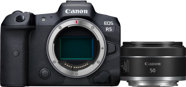 Canon EOS R5 + RF 50mm f/1.8 STM - vergelijk en bespaar - Vergelijk365