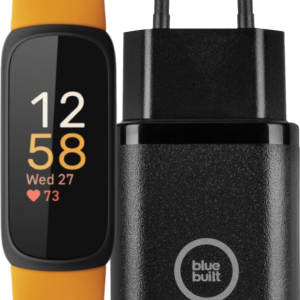 Fitbit Inspire 3 Oranje + BlueBuilt Oplader - vergelijk en bespaar - Vergelijk365