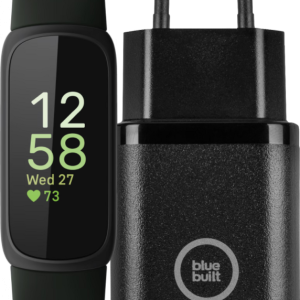 Fitbit Inspire 3 Zwart + BlueBuilt Oplader - vergelijk en bespaar - Vergelijk365