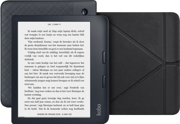 Kobo Libra 2 Zwart + BlueBuilt Book Case Zwart - vergelijk en bespaar - Vergelijk365