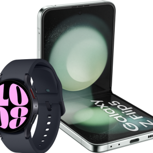 Samsung Galaxy Z Flip 5 512GB Mint 5G + Galaxy Watch 6 Zwart 40mm - vergelijk en bespaar - Vergelijk365