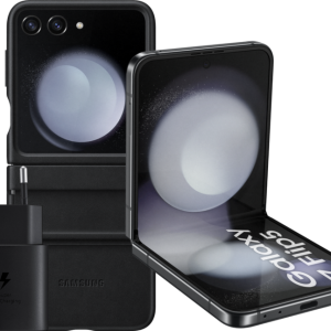 Samsung Galaxy Z Flip 5 512GB Zwart 5G + Samsung Accessoirepakket - vergelijk en bespaar - Vergelijk365