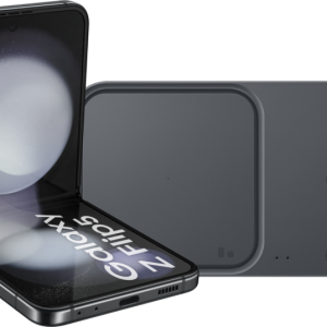 Samsung Galaxy Z Flip 5 512GB Zwart 5G + Samsung Duo Draadloze Oplader 15 Watt - vergelijk en bespaar - Vergelijk365