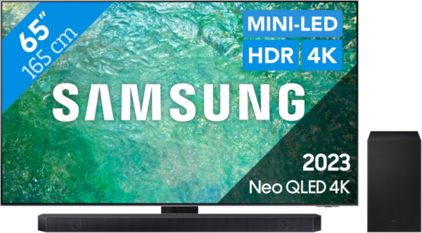 Samsung Neo QLED 65QN85C (2023) + Soundbar - vergelijk en bespaar - Vergelijk365