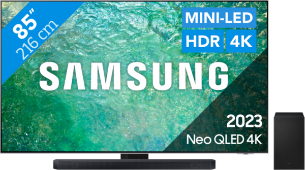 Samsung Neo QLED 85QN85C (2023) + Soundbar - vergelijk en bespaar - Vergelijk365