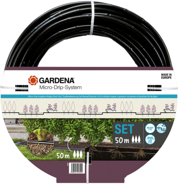 Gardena Micro-Drip-Bewatering heggen/struiken Set (50 m) - vergelijk en bespaar - Vergelijk365