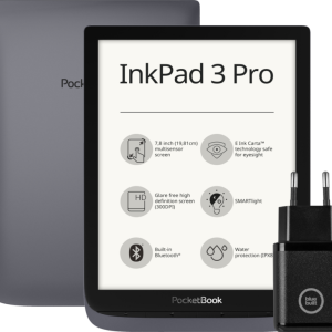 Pocketbook Inkpad 3 Pro Zwart + BlueBuilt Oplader - vergelijk en bespaar - Vergelijk365