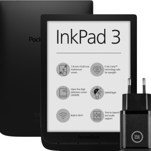 Pocketbook Inkpad 3 Zwart + BlueBuilt Oplader - vergelijk en bespaar - Vergelijk365