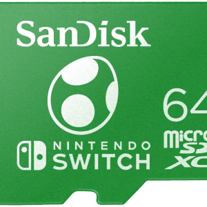 SanDisk MicroSDXC Extreme Gaming 64GB Yoshi (Nintendo licensed) - vergelijk en bespaar - Vergelijk365