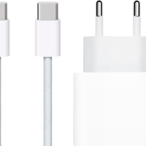 Apple Usb C Oplader 20W + Usb C Kabel 2m Nylon Wit - vergelijk en bespaar - Vergelijk365