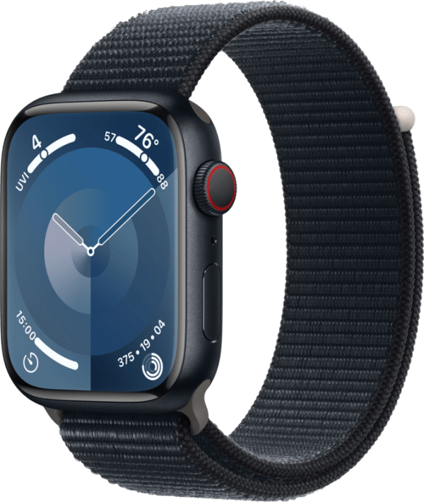 Apple Watch Series 9 45mm Midnight Aluminium Sport Loop - vergelijk en bespaar - Vergelijk365