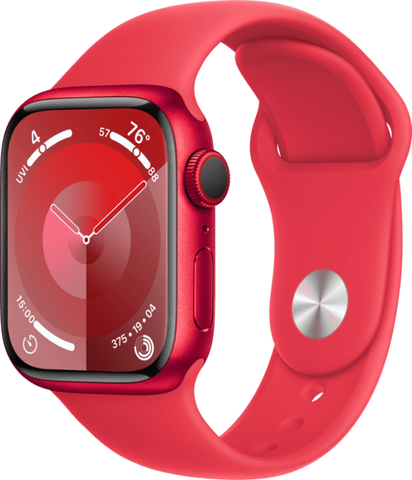 Apple Watch Series 9 4G 41mm PRODUCT(RED) Aluminium Sportband M/L - vergelijk en bespaar - Vergelijk365