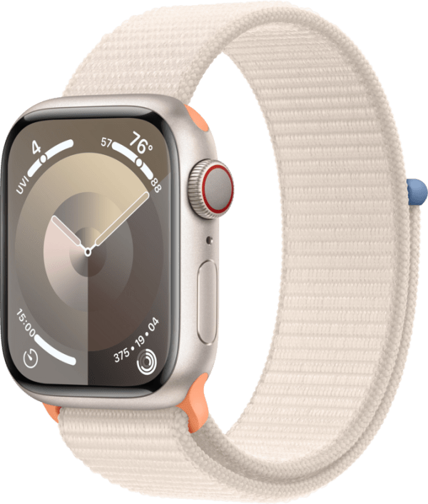 Apple Watch Series 9 4G 41mm Starlight Aluminium Sport Loop - vergelijk en bespaar - Vergelijk365