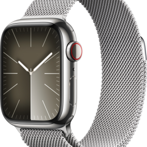 Apple Watch Series 9 4G 41mm Zilver Rvs Milanese Polsband - vergelijk en bespaar - Vergelijk365