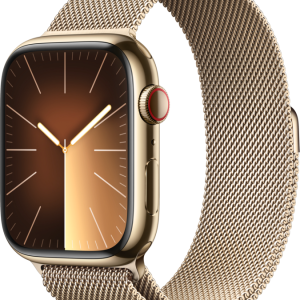 Apple Watch Series 9 4G 45mm Goud Rvs Milanese Polsband - vergelijk en bespaar - Vergelijk365