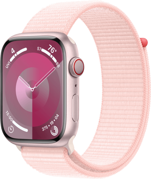 Apple Watch Series 9 4G 45mm Roze Aluminium Sport Loop - vergelijk en bespaar - Vergelijk365