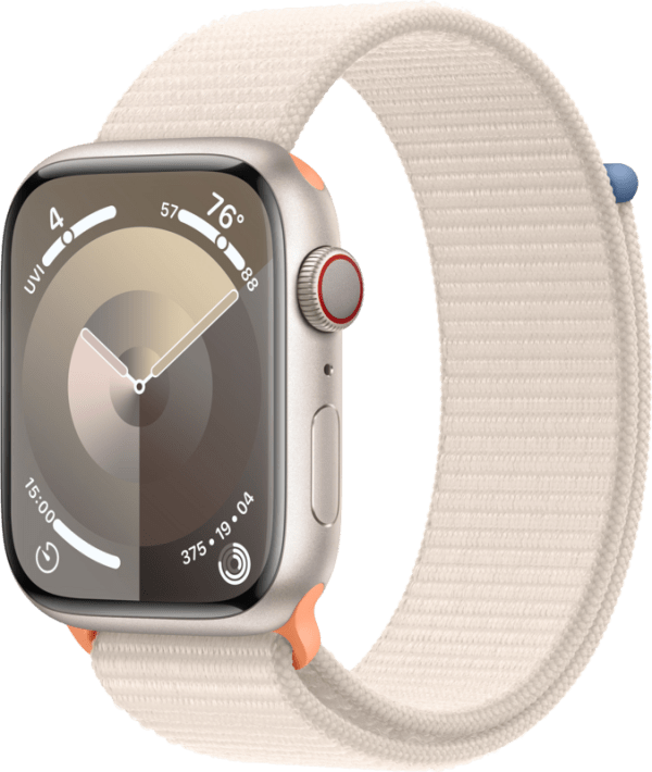 Apple Watch Series 9 4G 45mm Starlight Aluminium Sport Loop - vergelijk en bespaar - Vergelijk365