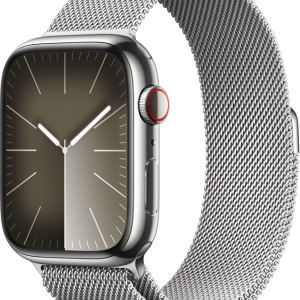 Apple Watch Series 9 4G 45mm Zilver Rvs Milanese Polsband - vergelijk en bespaar - Vergelijk365