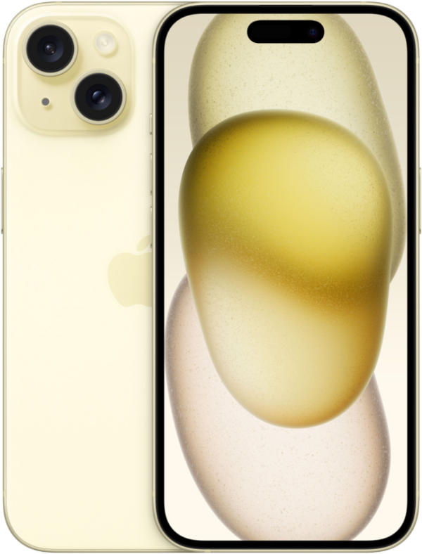 Apple iPhone 15 128GB Geel - vergelijk en bespaar - Vergelijk365
