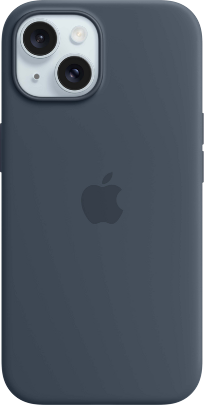 Apple iPhone 15 Back Cover met MagSafe Stormblauw - vergelijk en bespaar - Vergelijk365