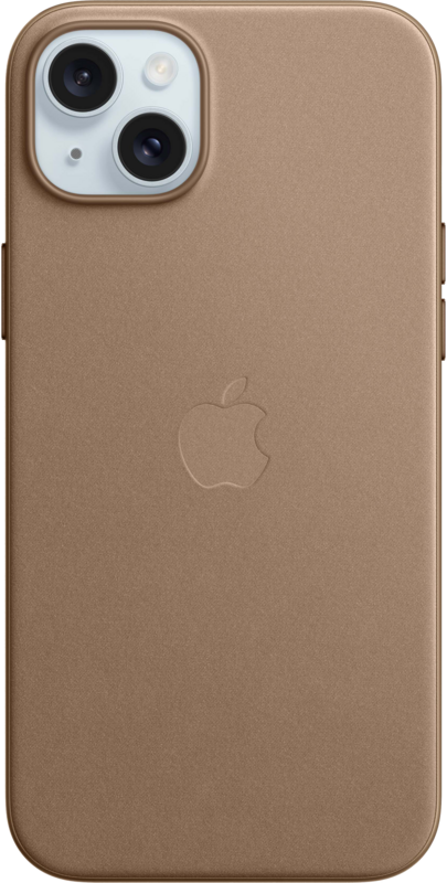 Apple iPhone 15 Plus FineWoven Back Cover met MagSafe Taupe - vergelijk en bespaar - Vergelijk365