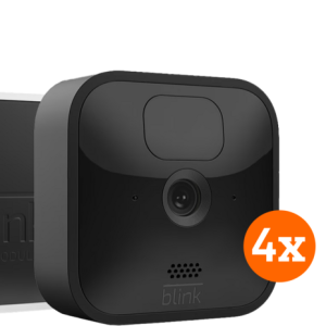 Blink Outdoor IP camera 4-pack + Video Doorbell Zwart - vergelijk en bespaar - Vergelijk365