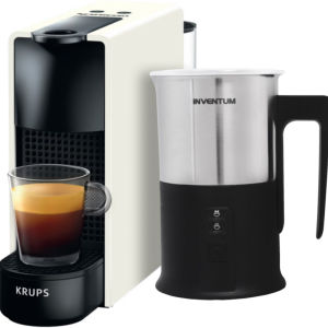 Krups Nespresso Essenza Mini XN1101 Wit + Melkopschuimer - vergelijk en bespaar - Vergelijk365